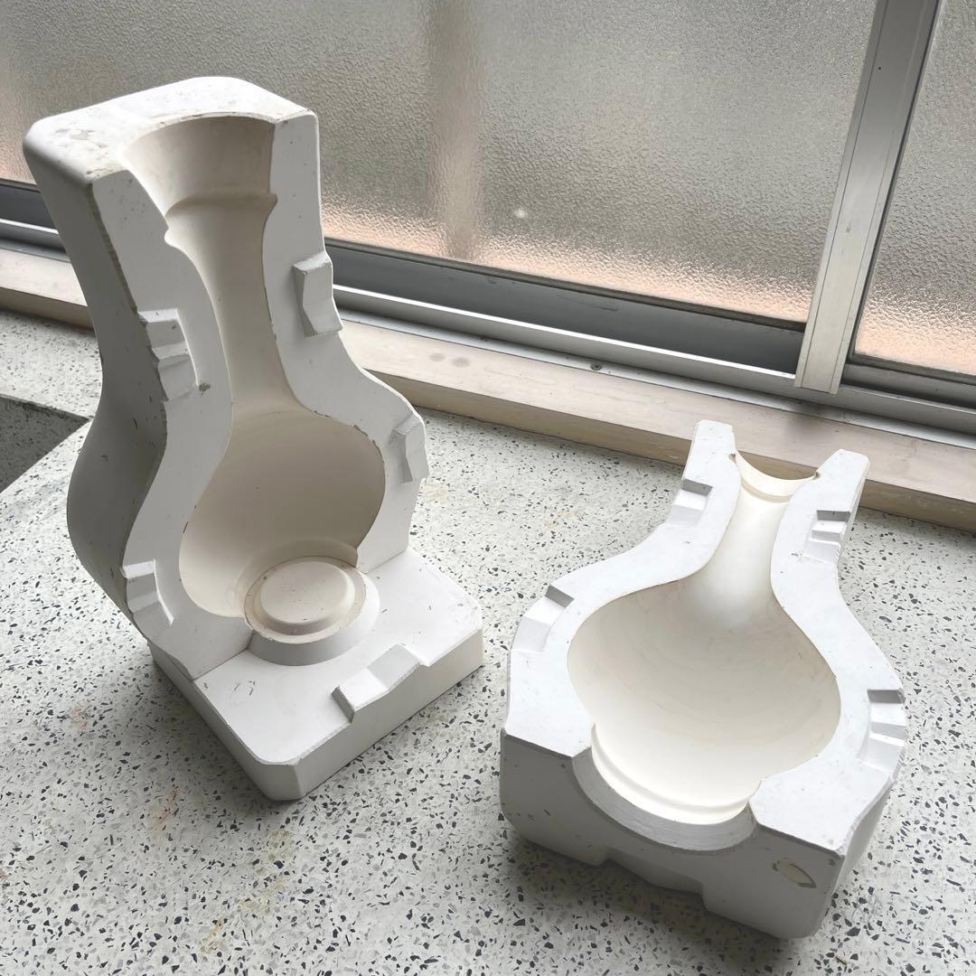 鋳込み用石膏型・花瓶（中・首長）