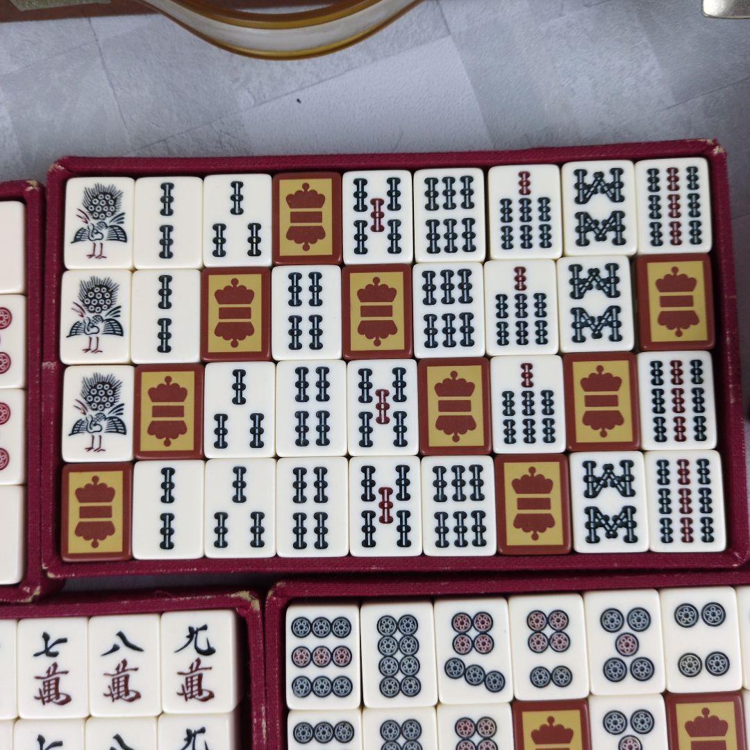 激レア TAKARA キングバード 麻雀牌 大冠 重量牌 手彫式最高級