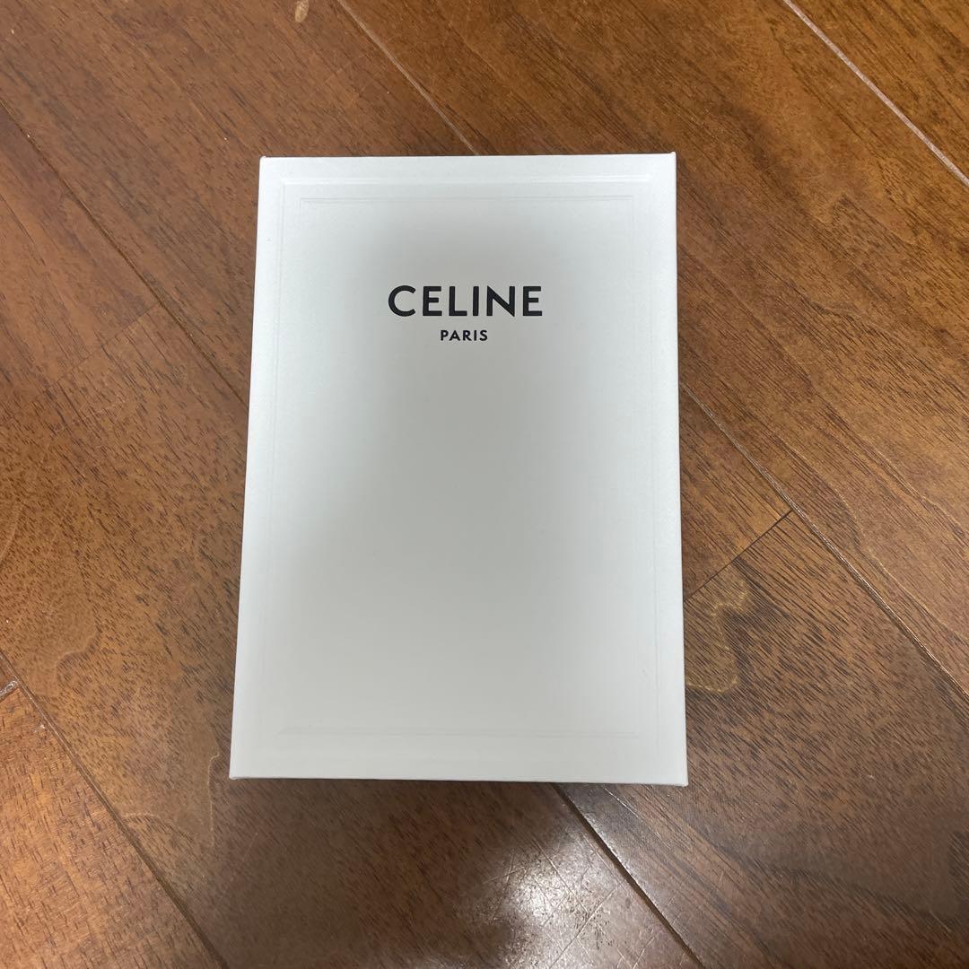 CELINE ブラックレザーキーケース