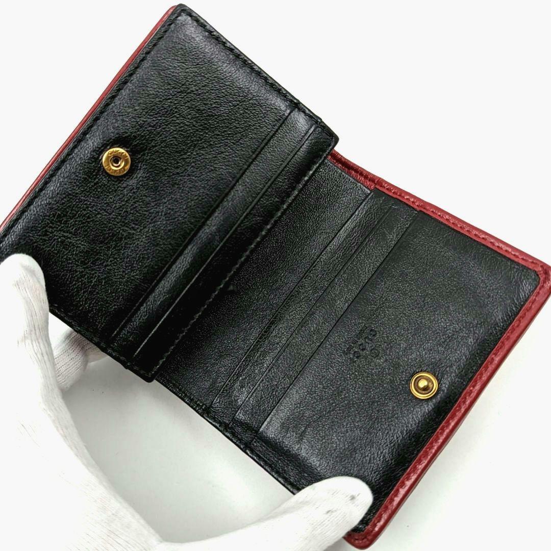【美品】GUCCI グッチ GGマーモント 折り財布 マルチカラー