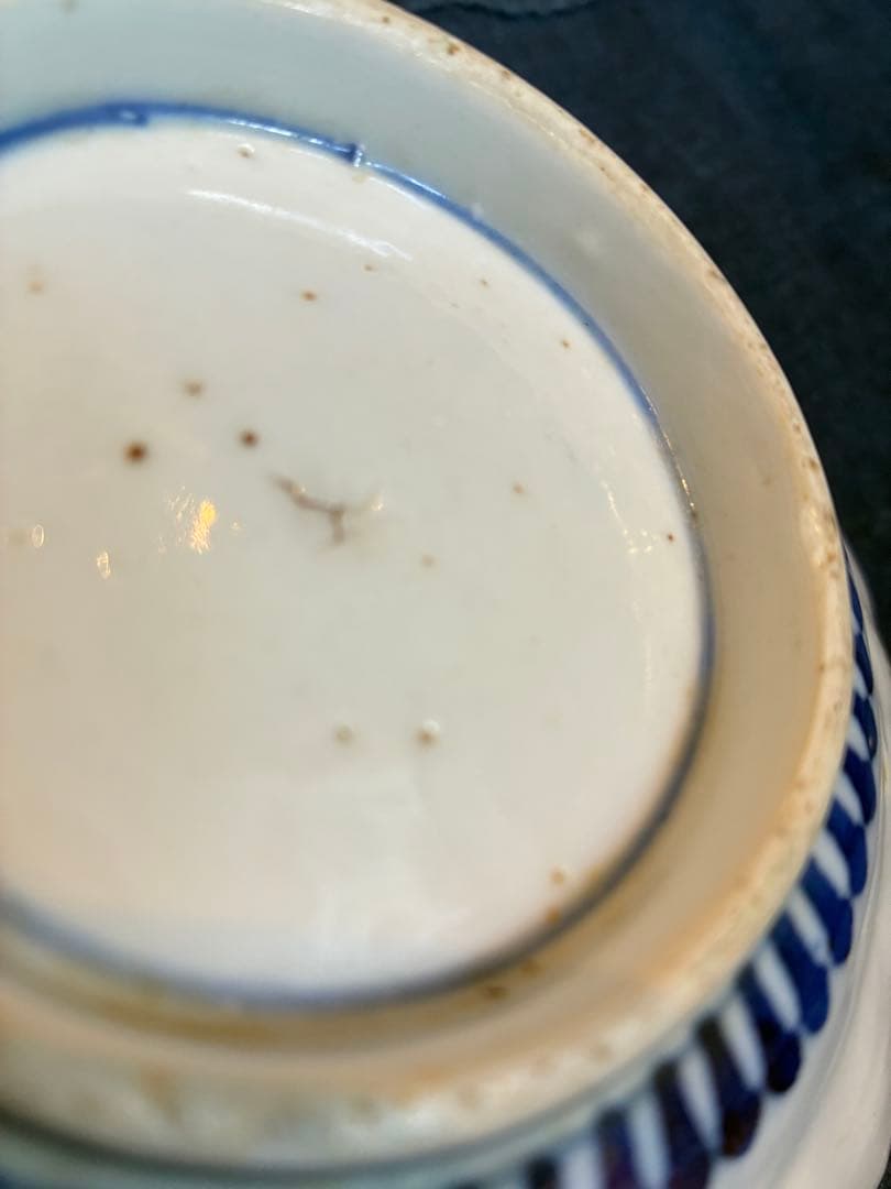 古伊万里　春秋鳥獣人物戯画　浅皿　江戸期　傷なし