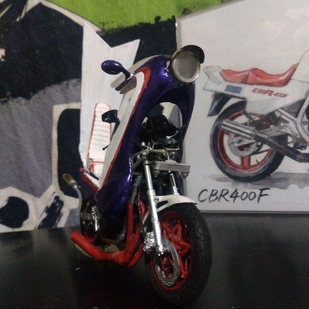 アオシマCBX400F、BADBOYS桐木司仕様