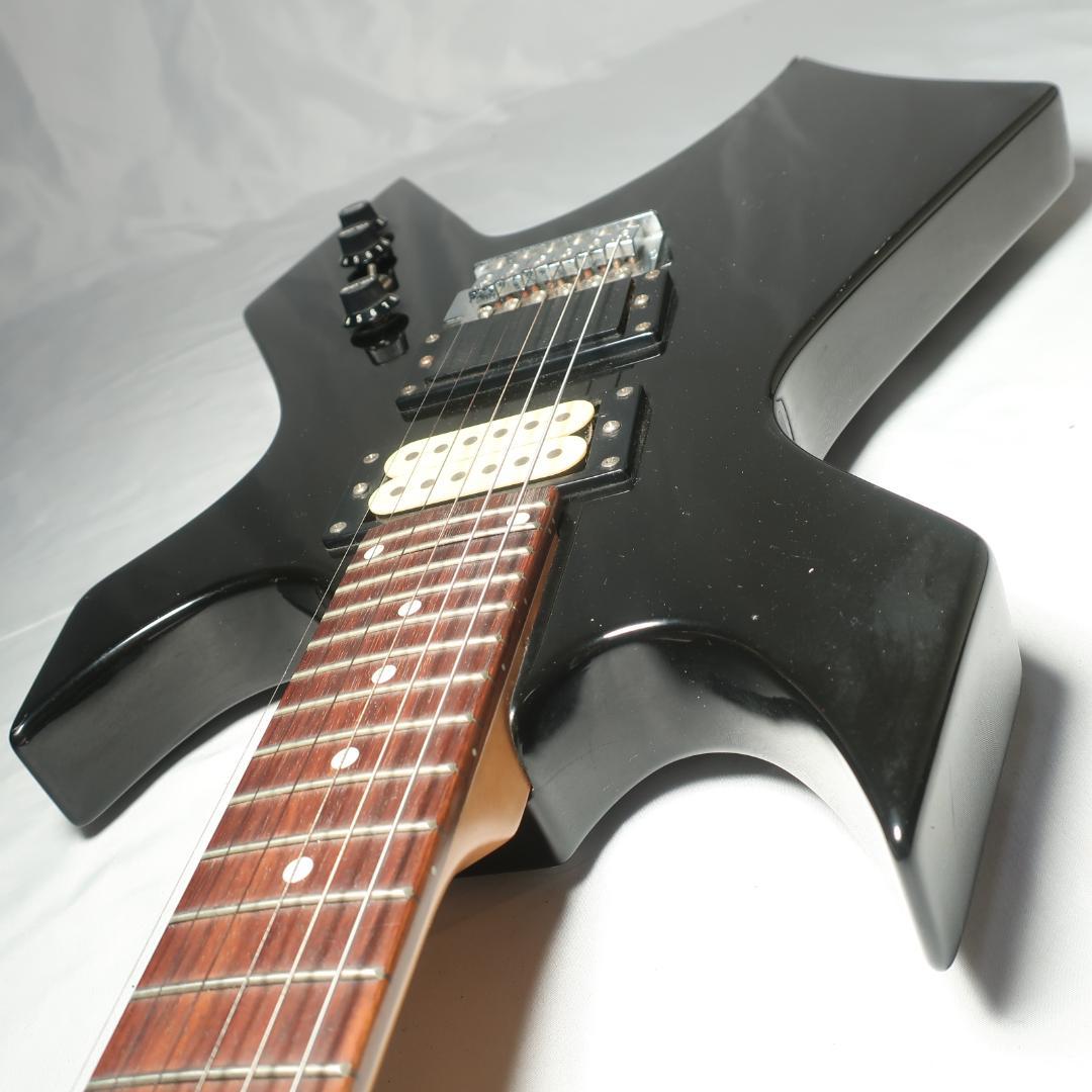 Prologue ワーロックタイプ エレキギター ケース付 BK 変形ボディ