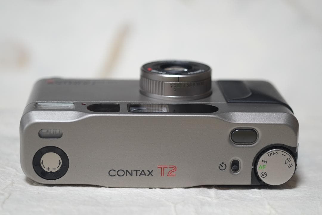 CONTAX T2 シルバー レンジファインダーカメラ