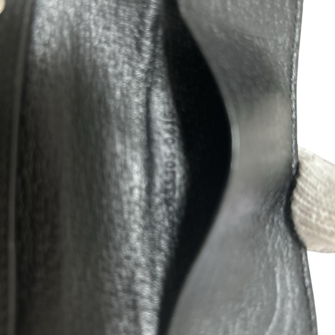 美品 GUCCI GGロゴ GG マーモント キーケース レザー ブラック 黒