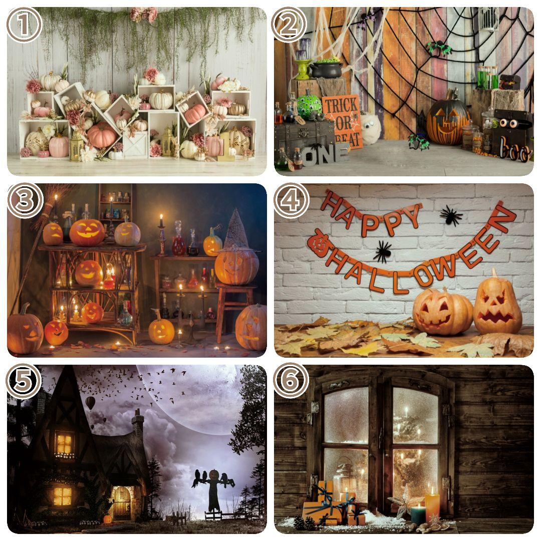 背景布　ハロウィンK①　パーティー、ペット、キッズ、ドール撮影用