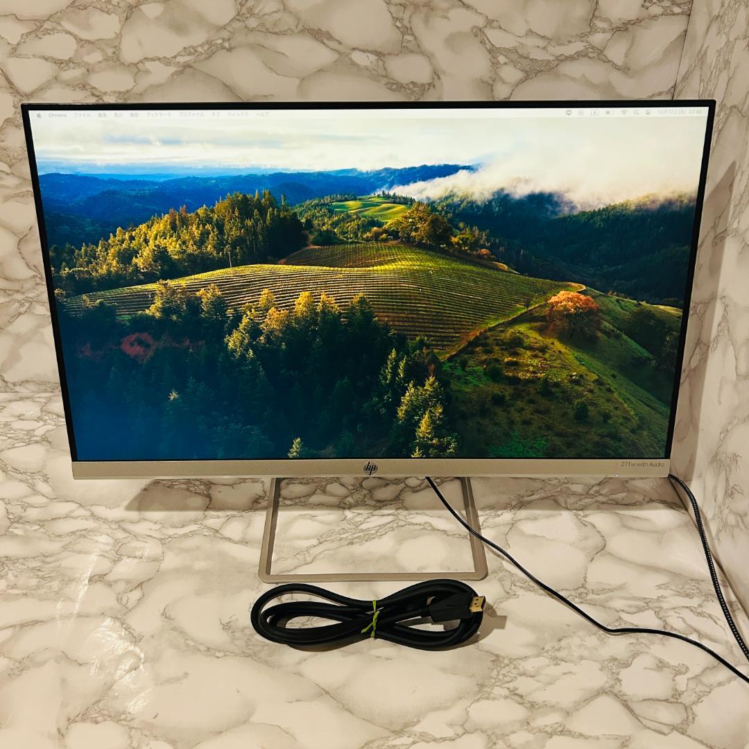 HP 27fw audio 27型 スピーカー内蔵 モニター