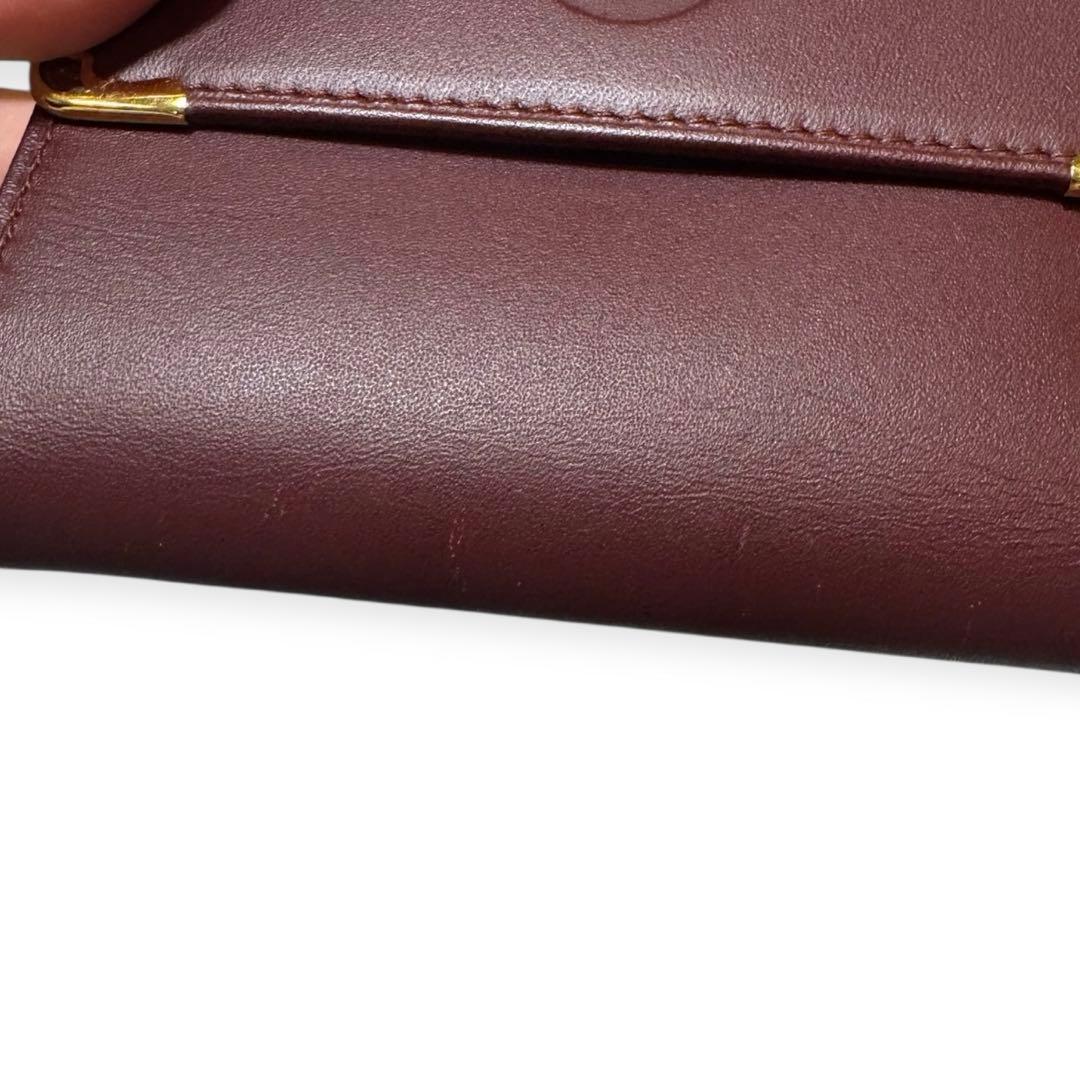 【Cartier】カルティエ カルチェ マストライン ミニ財布 がま口