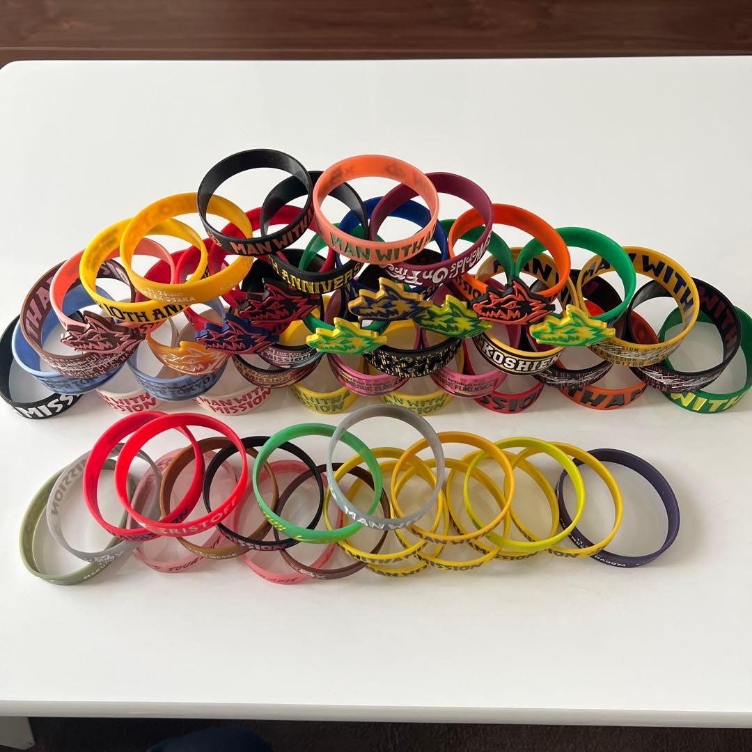 マンウィズ ラバーバンド 54個セット 無料特典グッズ付き