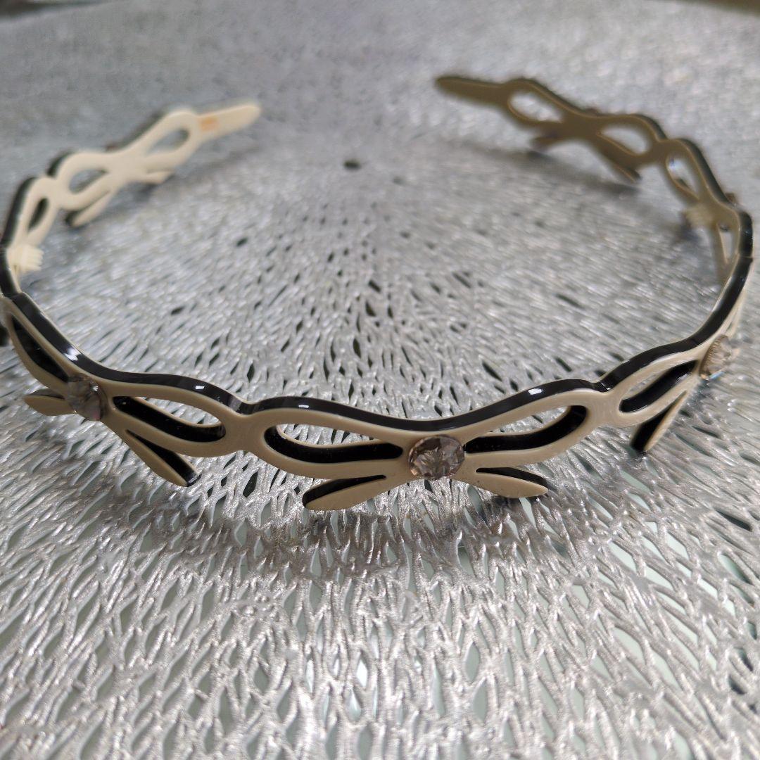 ALEXANDRE DE PARIS リボンモチーフ カチューシャ