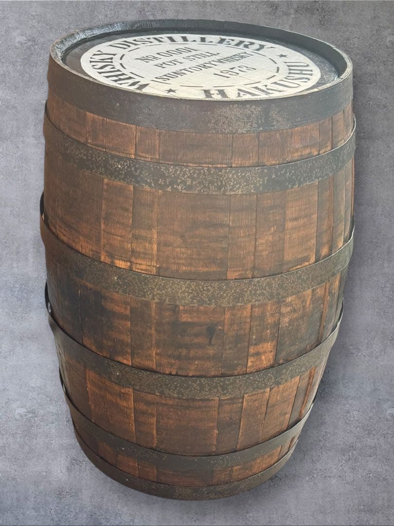 【大樽】SUNTORY ウイスキー 白州 熟成樽 バレル インテリア テーブル