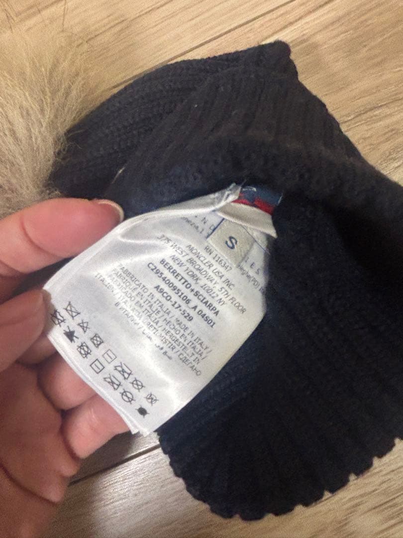 MONCLER モンクレール ニット帽　S