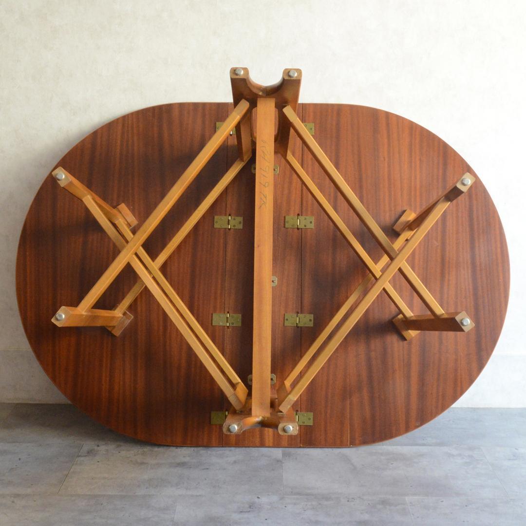 Jentique イギリスヴィンテージ ゲートレッグダイニングテーブル オーバル