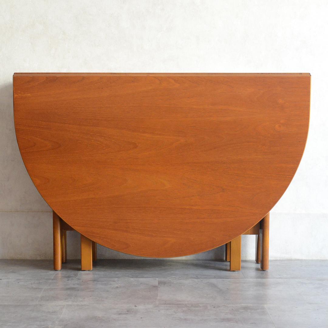 Jentique イギリスヴィンテージ ゲートレッグダイニングテーブル オーバル