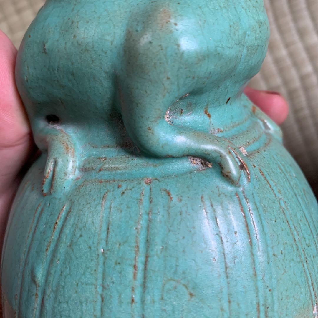 南蛮焼、東南アジア古緑釉瓶