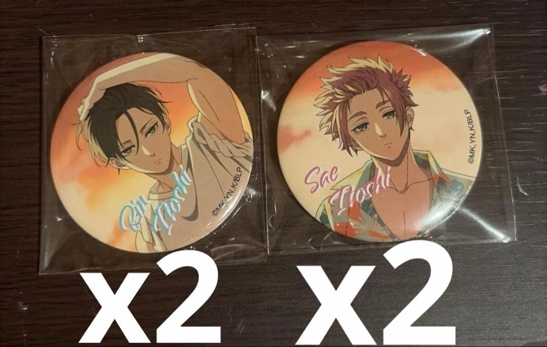 ブルーロック　糸師凛　糸師冴　andgallery 缶バッジ