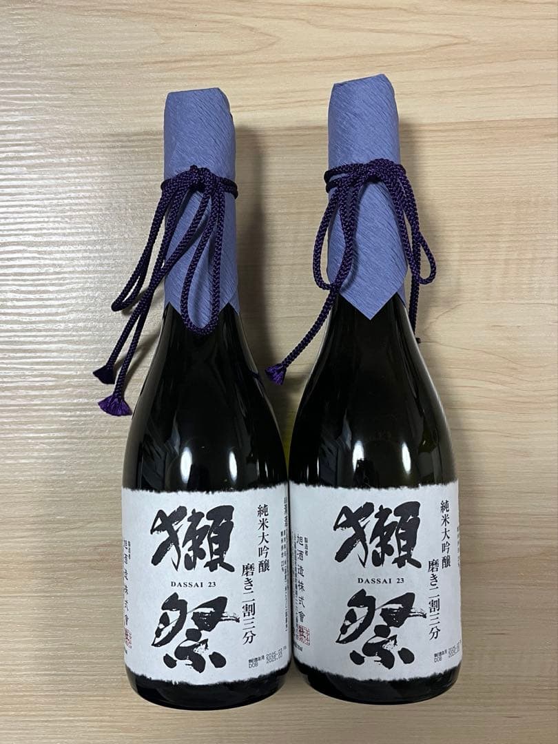 製造年月25年3月 獺祭　純米大吟醸 磨き二割三分　DASSAI