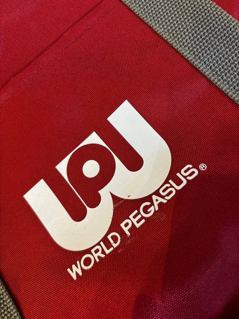 旧ワッペ　赤　ワールドペガサス　jk ワッペ赤　スクバ