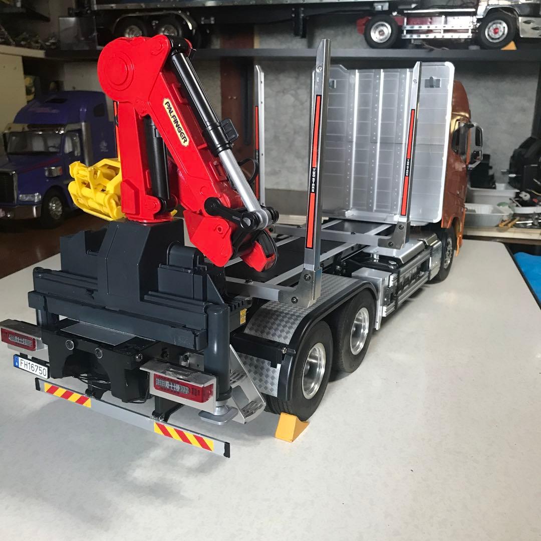 タミヤ1/14ボルボ木材運搬車