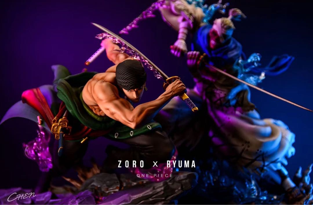 ワンピース ゾロ フィギュア ガレージキット 塗装済み品1/8pop サイズ