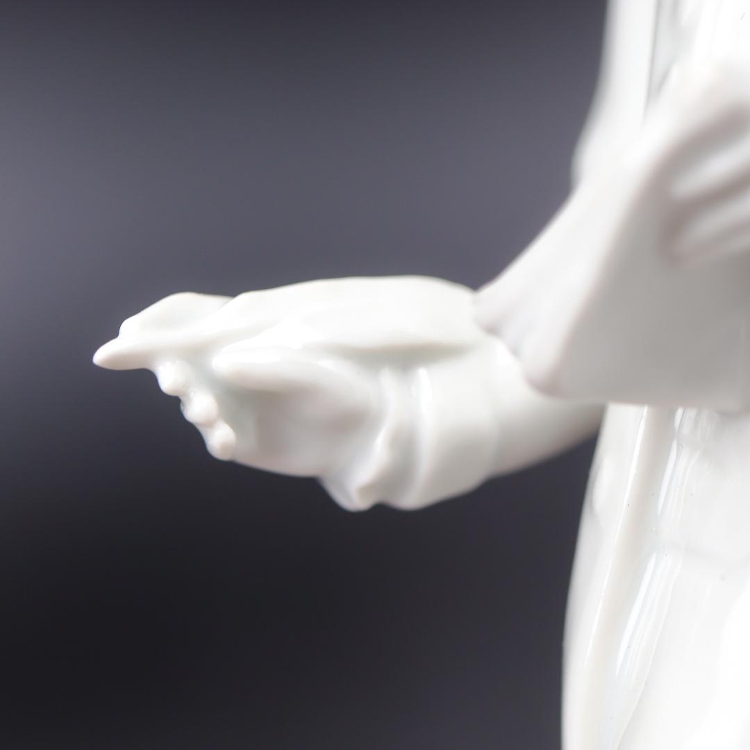 AUGARTEN ホワイトポーセリン モーツァルト 23cm 置物 ケース付