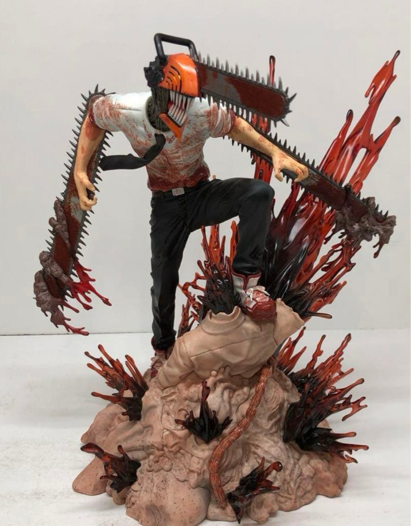 チェンソーマン 一番くじ　フィギュア 渋スク　リペイント　KK