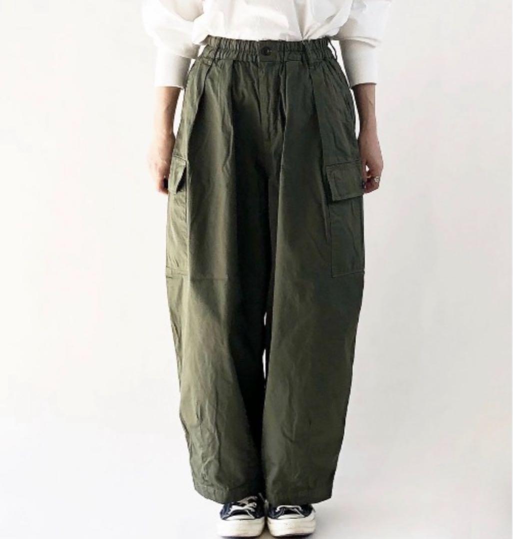 HARVESTY サーカスカーゴパンツ 1/カーキ