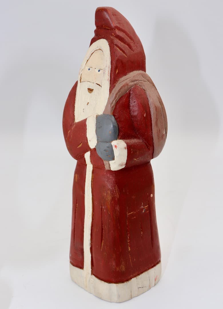 アメリカン・フォークアート、ウルフクリーク製木製3体+1体セット USA製