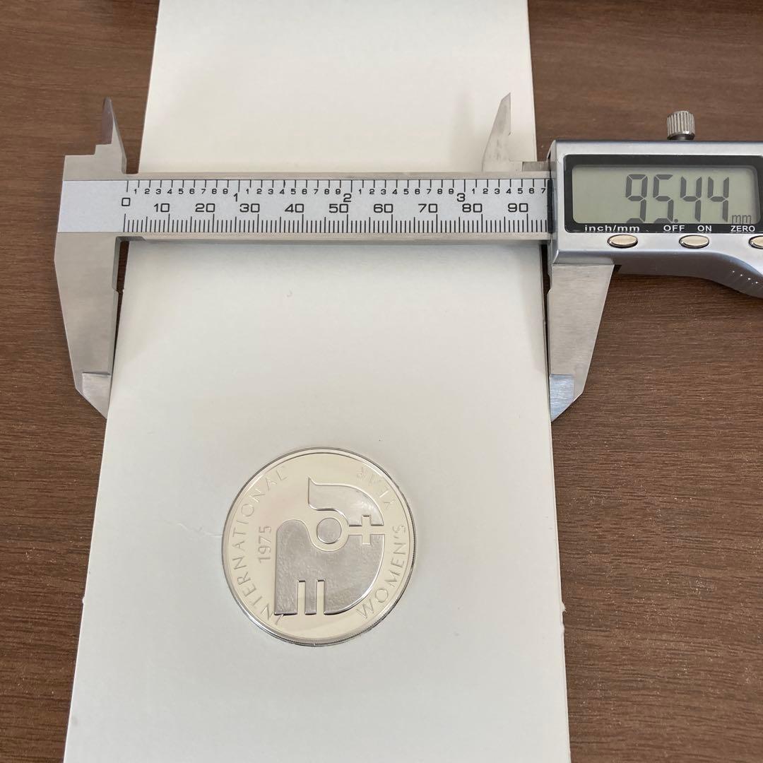 United Nations 国連　記念メダル　銀　slv925 1975