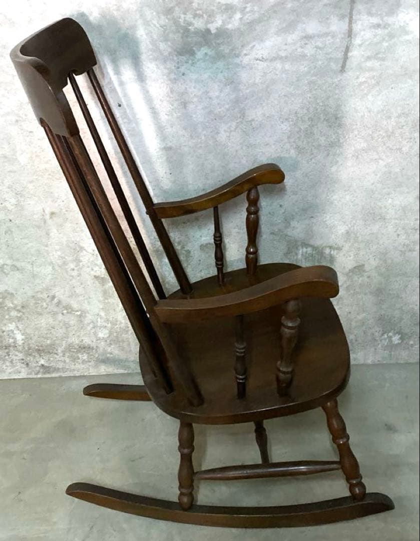 N3287 柏木工　ロッキングチェア　アンティーク