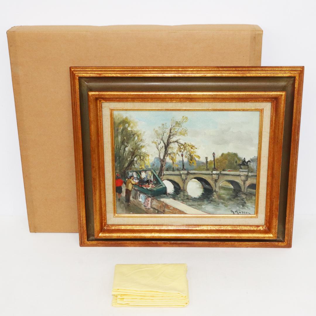 真作保証 5号 マルセル・マソン ポンヌフ パリの橋 F5