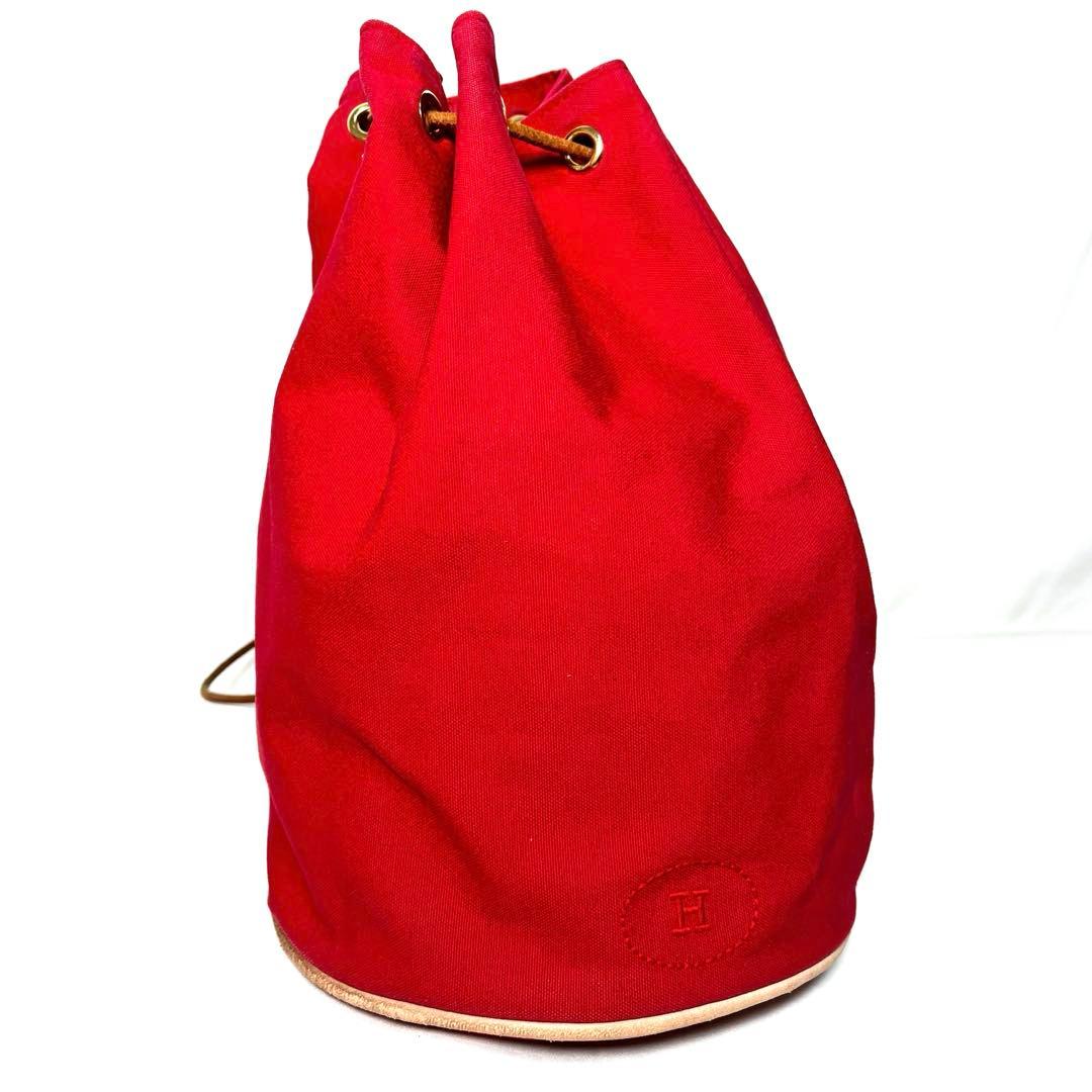 エルメス HERMES ポロションミミル PMバッグ レッド