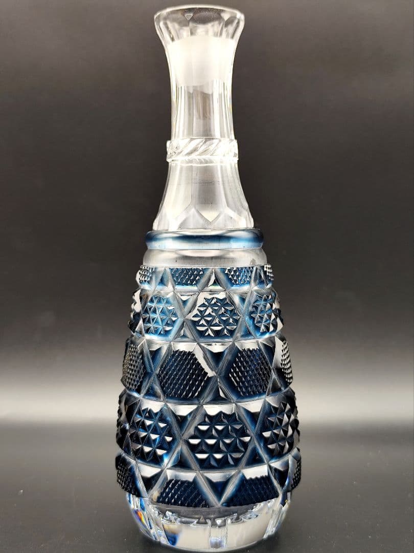 超希少品☆復刻薩摩切子 酒瓶（切子、江戸切子、薩摩切子）