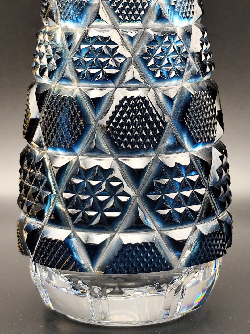 超希少品☆復刻薩摩切子 酒瓶（切子、江戸切子、薩摩切子）