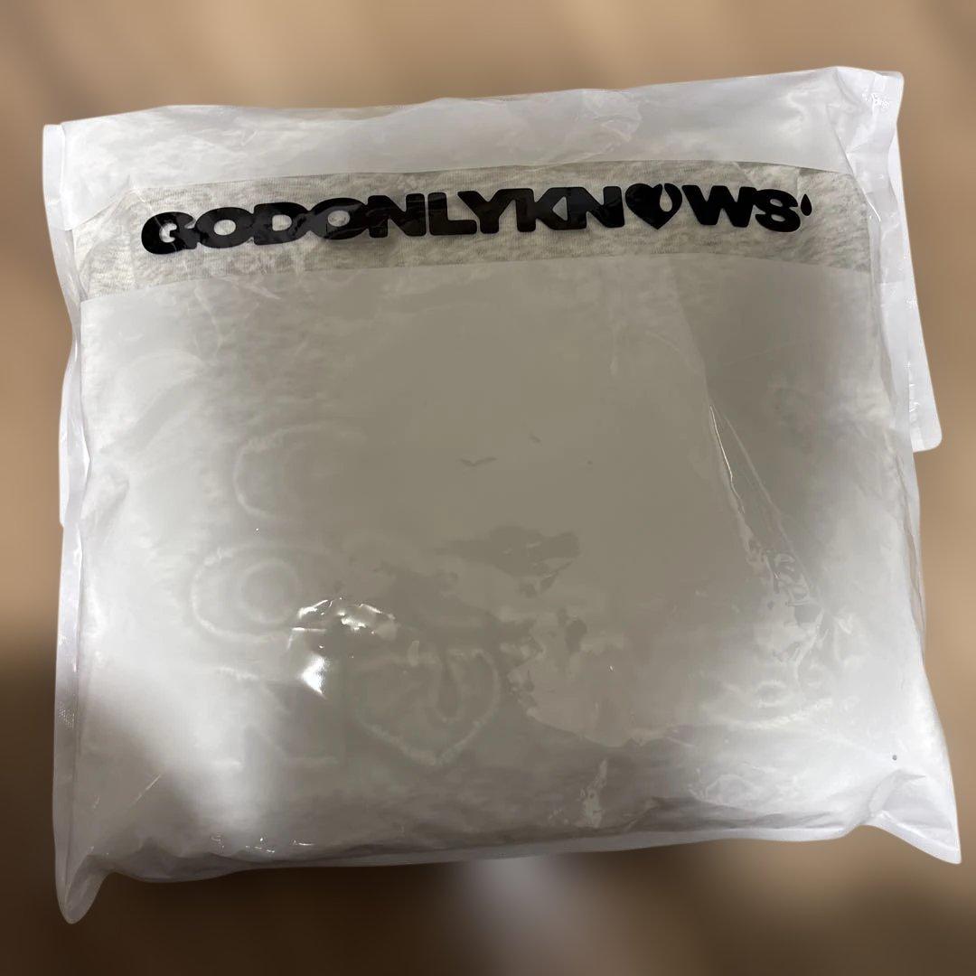 ハ*チ様 GODONLYKNOWS ジップアップフーディ グレー　Sサイズ