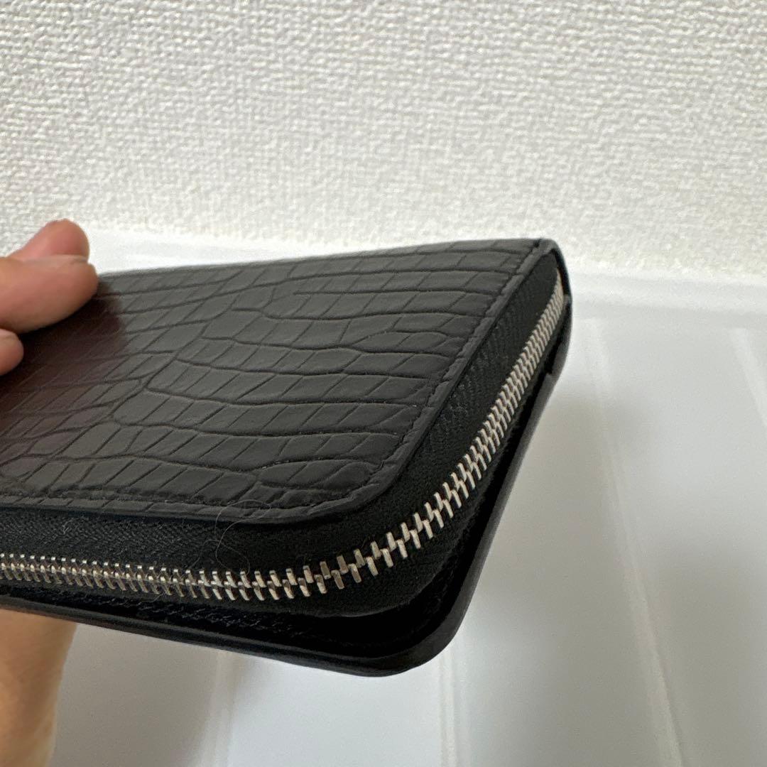 【極美品】SAINT LAURENT サンローラン 二つ折り財布 YSL