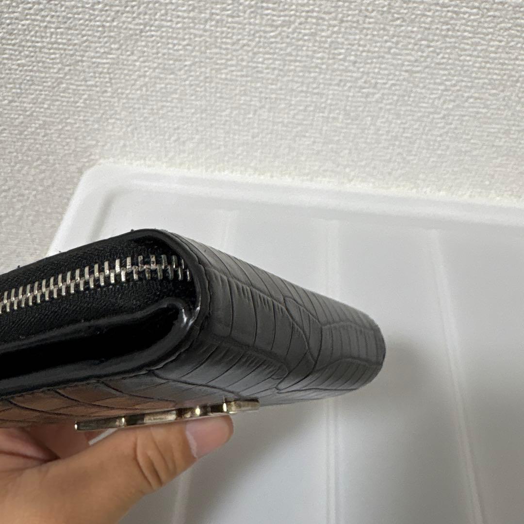 【極美品】SAINT LAURENT サンローラン 二つ折り財布 YSL