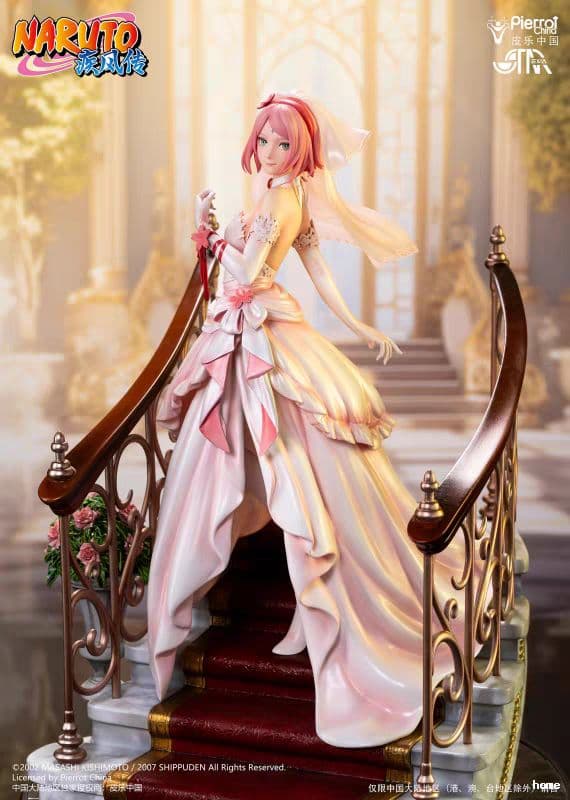 NARUTO 海外限定 サクラ スタチュー ウエディングドレス フィギュア