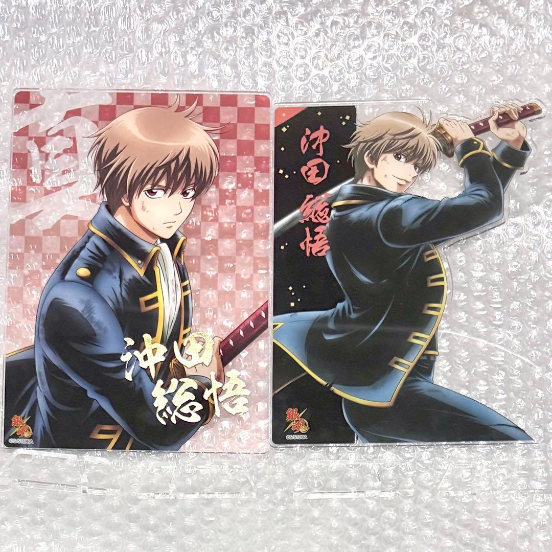 銀魂 沖田総悟 キャラポップストア アクリルパネル 祭賞 箔押し