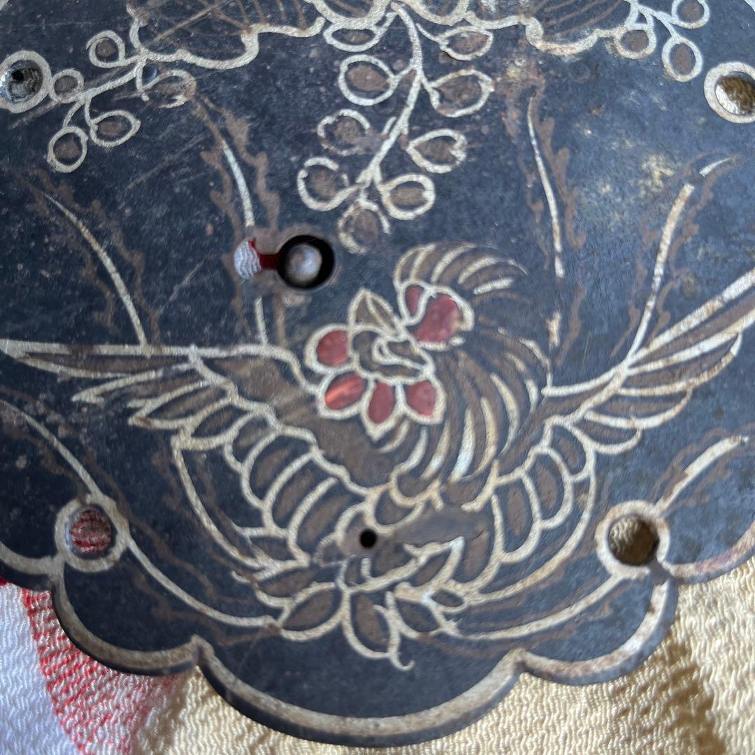 時代　箪笥 前金具 錠前金具「蕪」かぶら　たんす アンティーク 古民具 和風