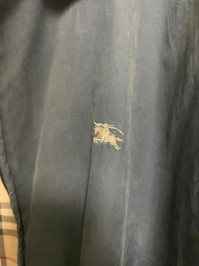 BURBERRY バーバリー　スイングトップ　ハリントンジャケット　ネイビー　紺