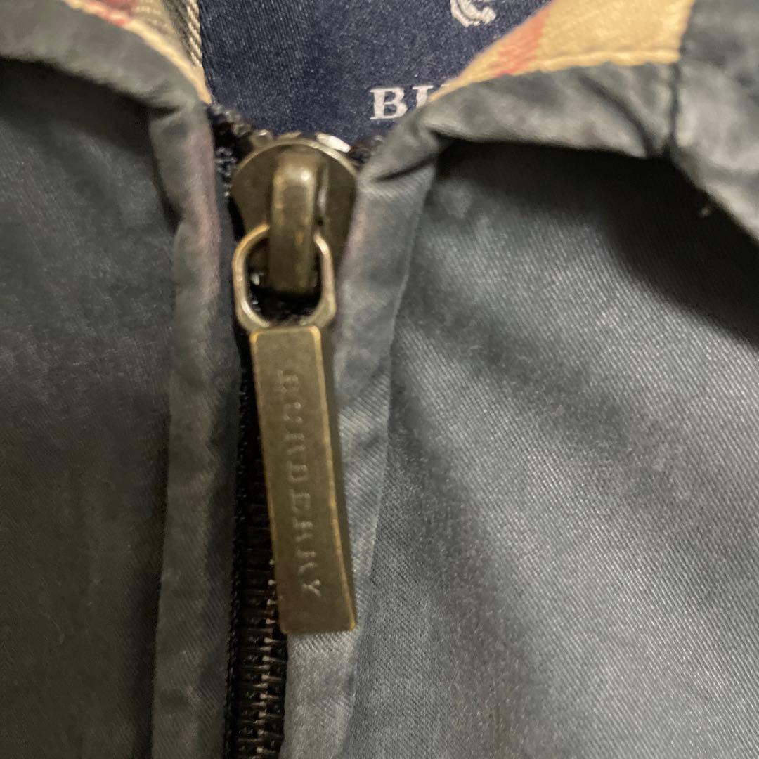 BURBERRY バーバリー　スイングトップ　ハリントンジャケット　ネイビー　紺