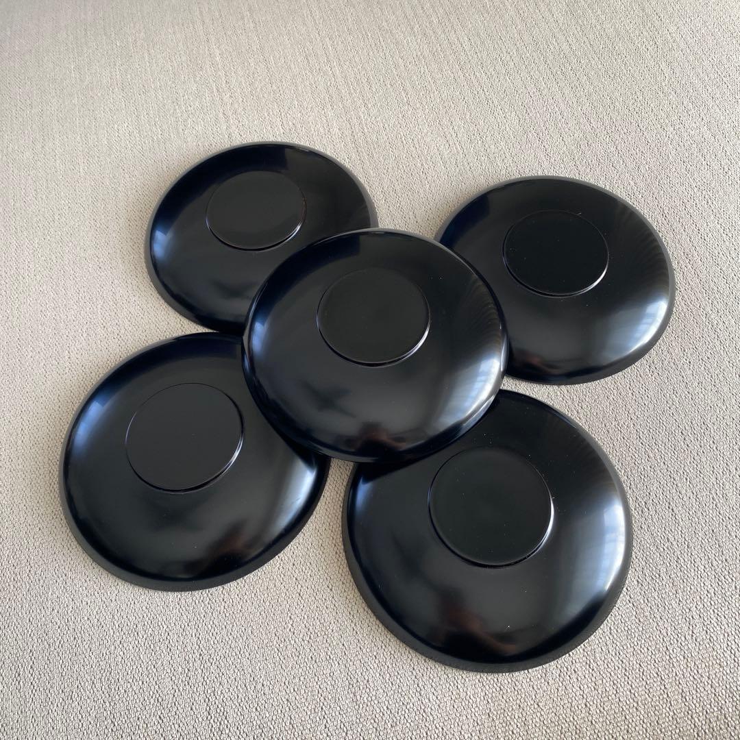 漆器 菓子器 5枚セット