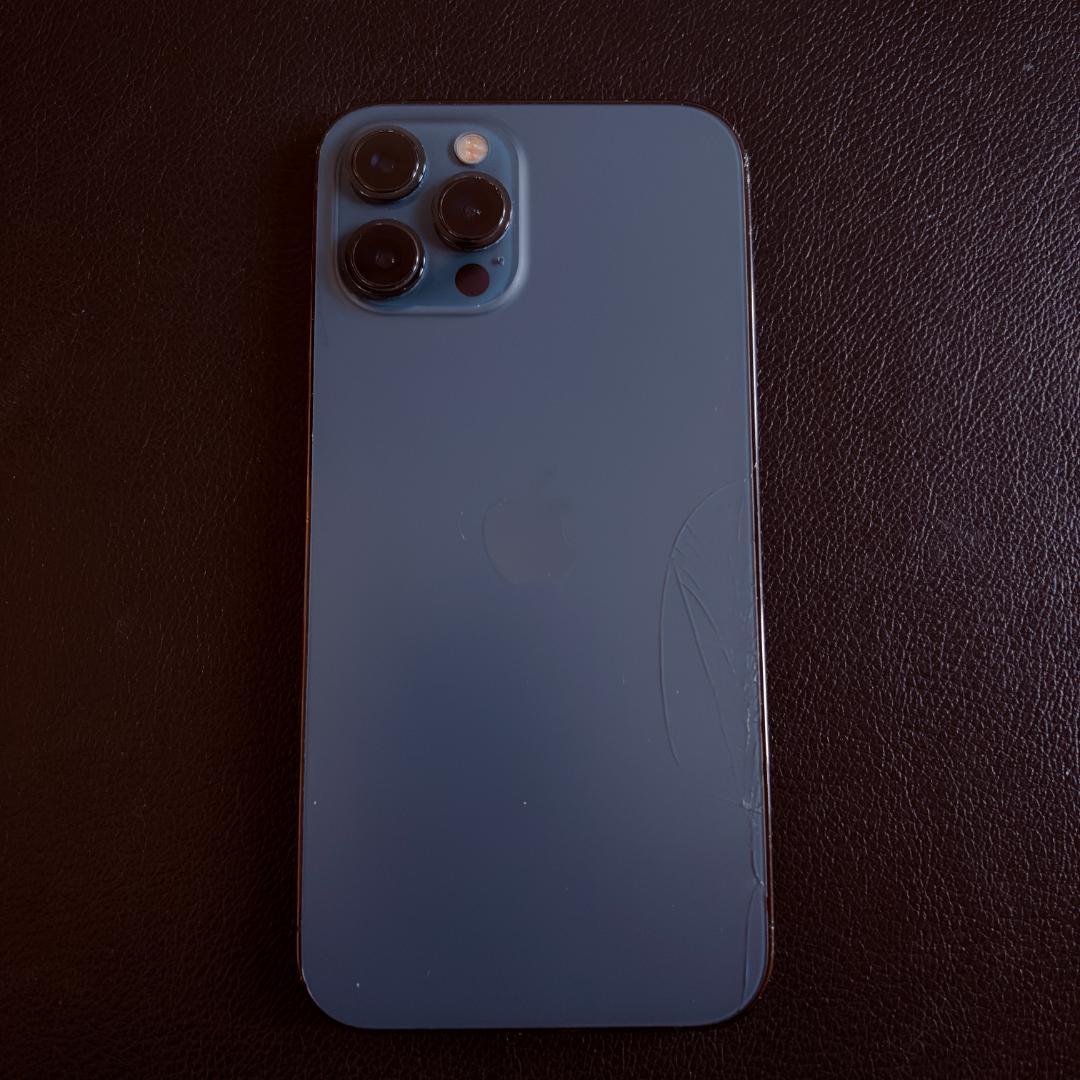 iPhone 12 Pro Max 256G スマホ本体中古　パシフィックブルー