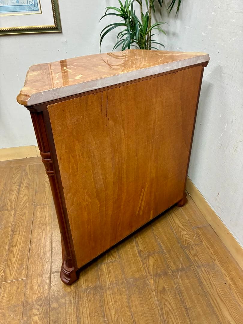 りっちゃん☆管379☆イタリア製☆象嵌細工☆サイドボード☆天板大理石