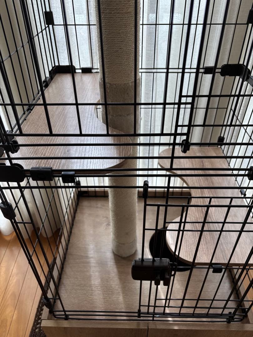 キャットケージ 多層タイプ ハンモック付き
