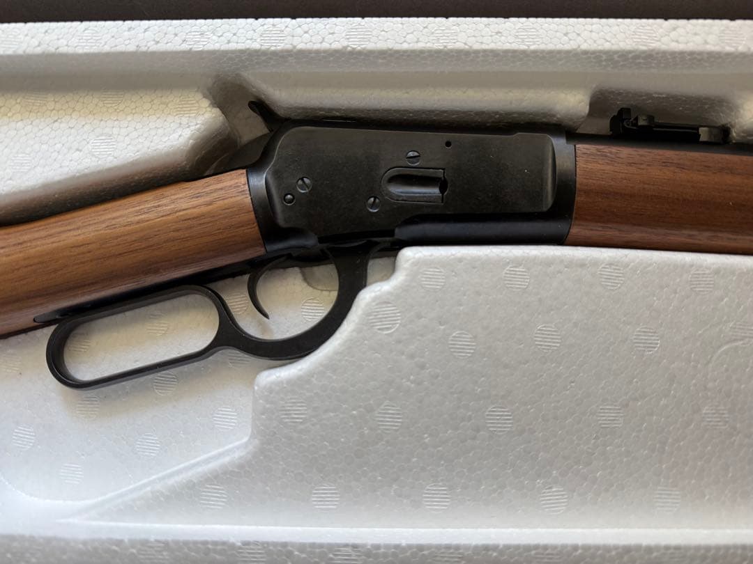 マルシン製ウインチェスターM1892 ブラックガスガン 木製ストック(旧モデル）