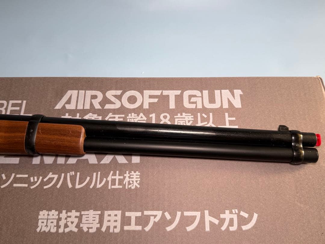 マルシン製ウインチェスターM1892 ブラックガスガン 木製ストック(旧モデル）