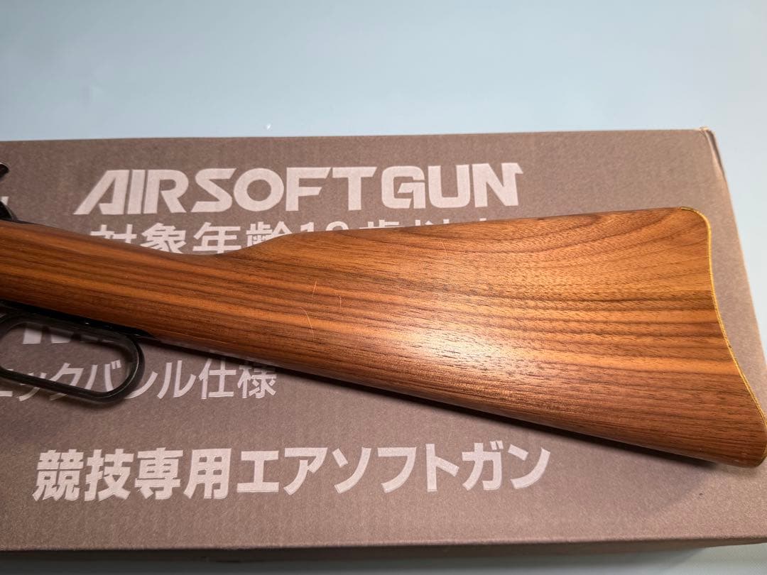 マルシン製ウインチェスターM1892 ブラックガスガン 木製ストック(旧モデル）