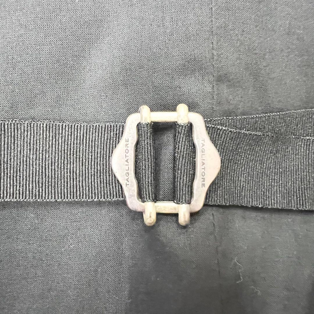 極美品 タリアトーレ ジレ ベスト ベロア ブラック